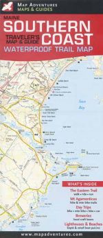 Waterproof Maine Southern Coast Traveler's Map and Guide